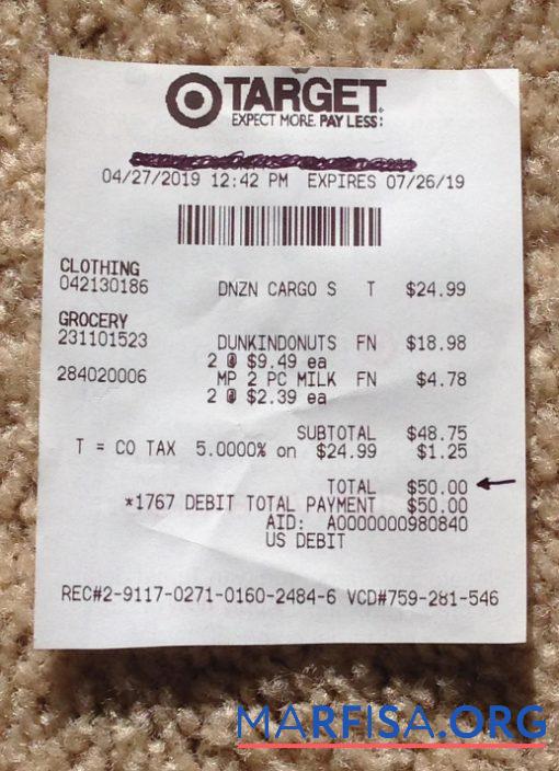 Downloadable Target corporation payment check download for verification